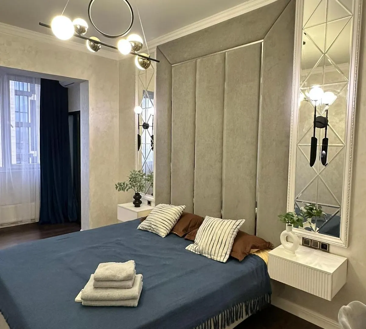 Luxury Two-Room Apartment With Breathtaking Mountain And Mega Mall Views Almaty 0*,  Kazakhstan