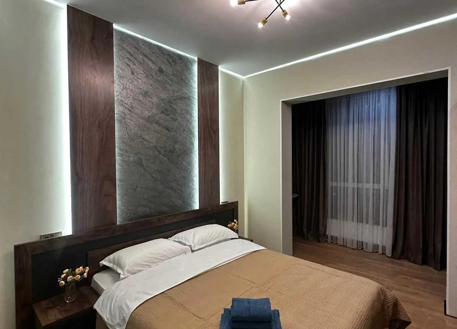 Luxury Two-Room Apartment With Breathtaking Mountain And Mega Mall Views Almaty 0*,  Kazakhstan