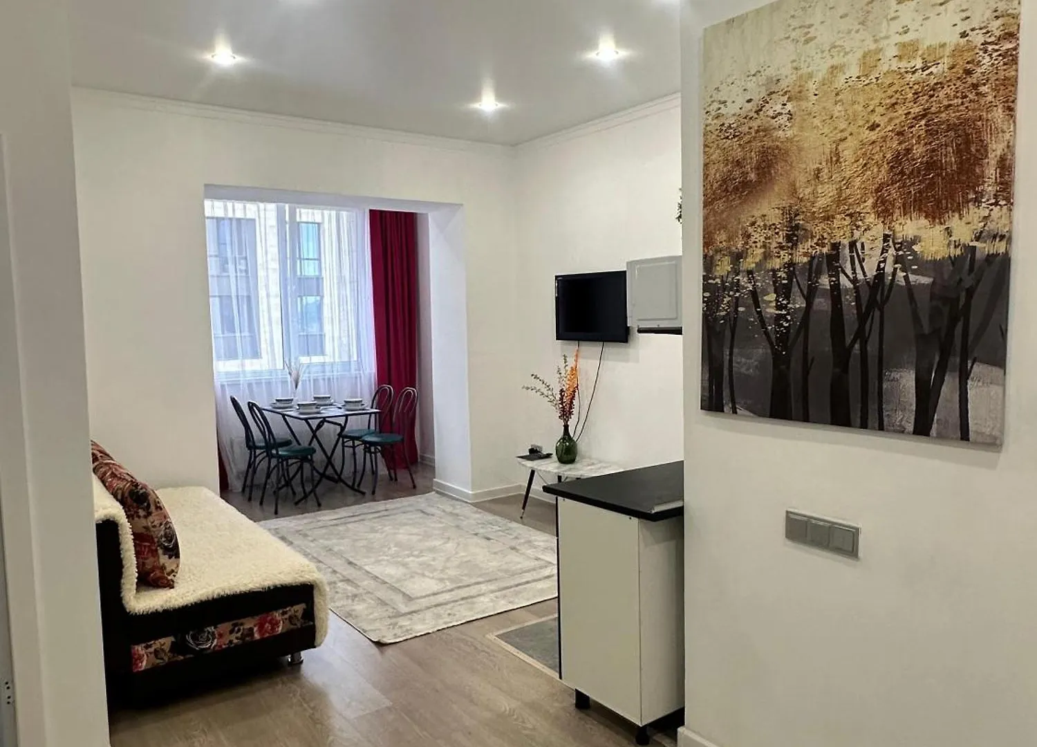 Luxury Two-Room Apartment With Breathtaking Mountain And Mega Mall Views Almaty