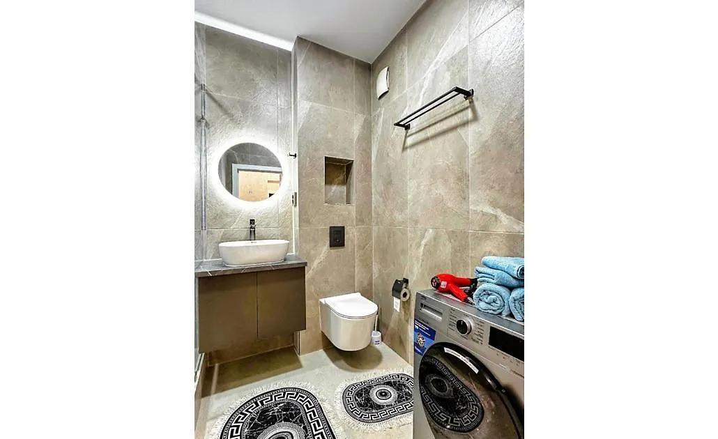 Luxury Two-Room Apartment With Breathtaking Mountain And Mega Mall Views Almaty