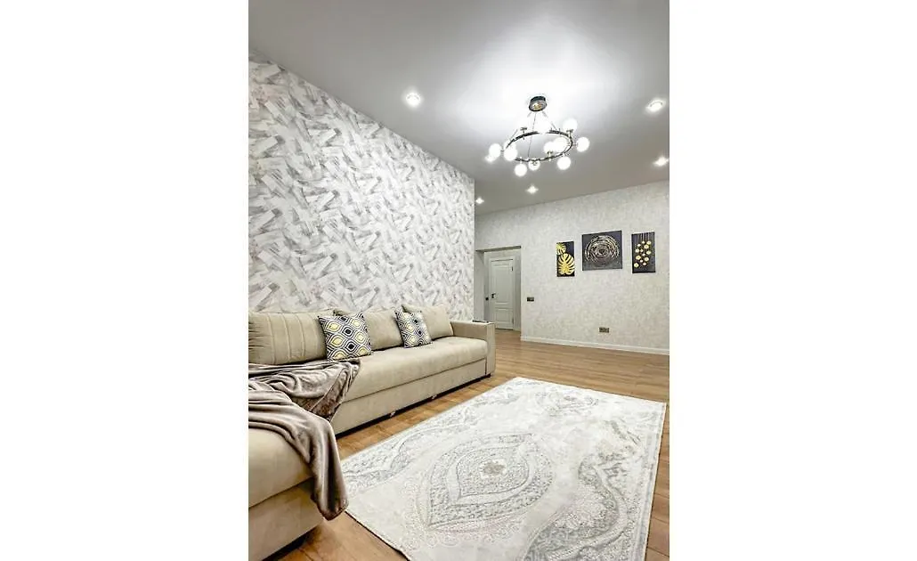 Luxury Two-Room Apartment With Breathtaking Mountain And Mega Mall Views Almaty