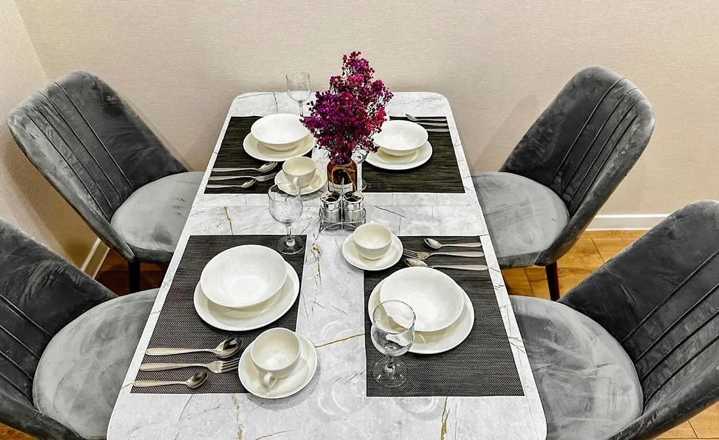 Luxury Two-Room Apartment With Breathtaking Mountain And Mega Mall Views Almaty Kazakhstan